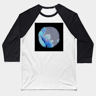 LESSEN THE LOAD - Abstract Glitch Art Baseball T-Shirt